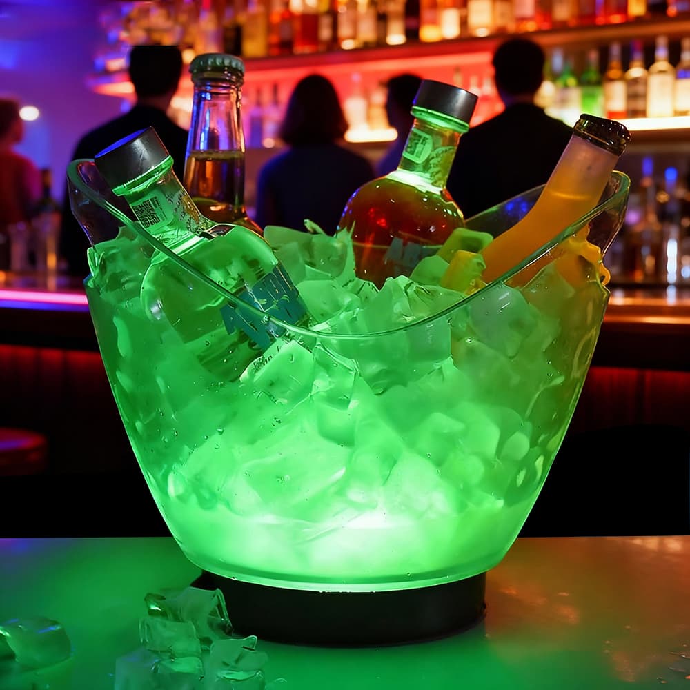 Transparent LED Ice Bucket