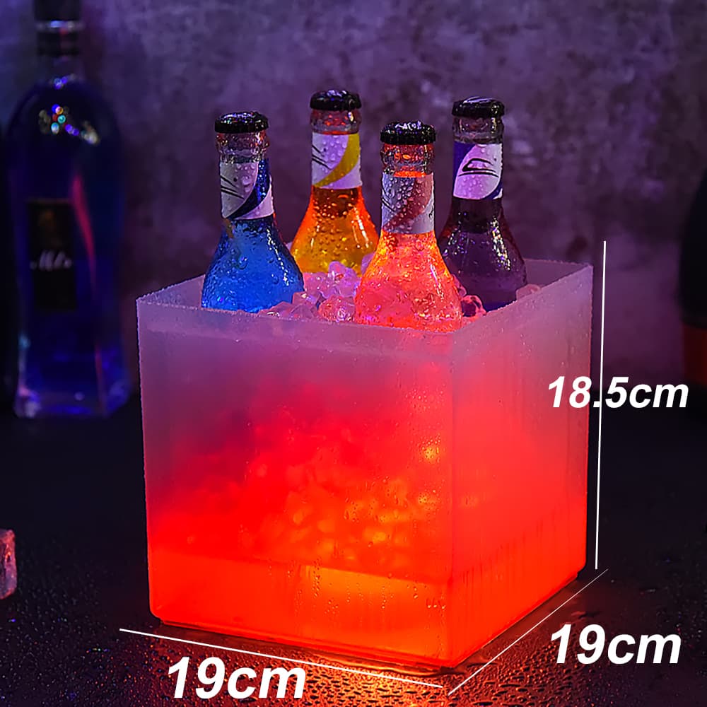 Square RGB LED Beer Bucket